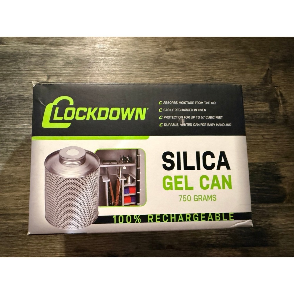 Silica Gel Can 750 Grams Rechargeable Dehumidifier 222178 - In box
